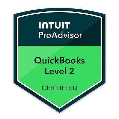QuickBooks Online Certified ProAdvisor Level 2 Badge